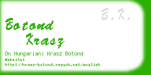 botond krasz business card